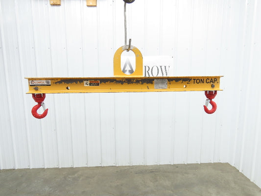 Caldwell 20-2-3 4000 Lb 2 Ton Rigging Lifting Beam 24-36" Spread Low Headroom