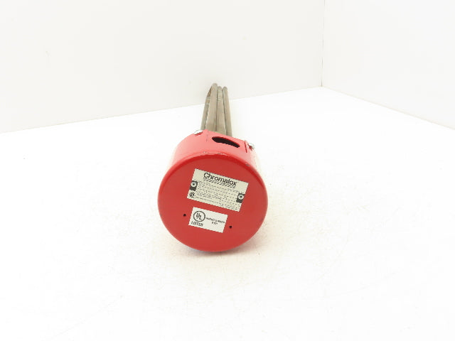 Chromalox EMT-3360 Screw Plug Immersion Heater 2"NPT 6000W 480V 1PH 18" Tubes