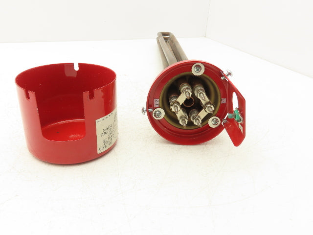 Chromalox EMT-3360 Screw Plug Immersion Heater 2"NPT 6000W 480V 1PH 18" Tubes