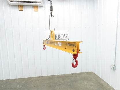 Caldwell 20-2-4 4000 Lb 2 Ton Rigging Lifting Beam 36-48" Spread Low Headroom