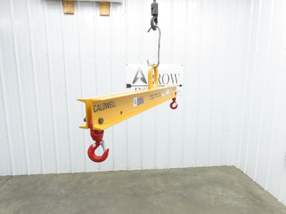 Caldwell 20-2-4 4000 Lb 2 Ton Rigging Lifting Beam 36-48" Spread Low Headroom