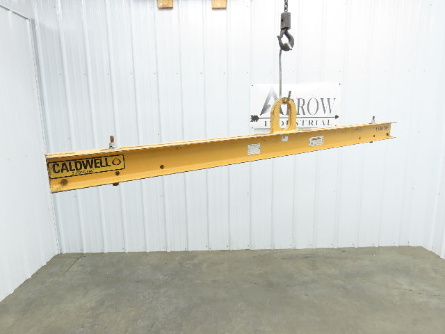 Caldwell 20-1-6 2000Lb 1 Ton Rigging Lifting Beam 48-72" Spread Low Headroom