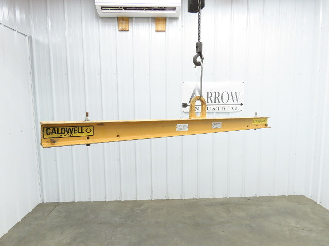 Caldwell 20-1-6 2000Lb 1 Ton Rigging Lifting Beam 48-72" Spread Low Headroom