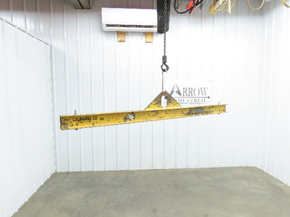 Caldwell 20-1-6 2000Lb 1 Ton Rigging Lifting Beam 30-72" Spread Low Headroom