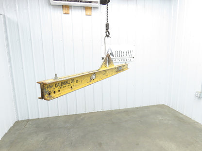Caldwell 20-1-6 2000Lb 1 Ton Rigging Lifting Beam 30-72" Spread Low Headroom