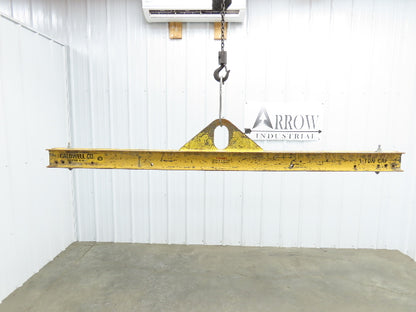 Caldwell 20-1-6 2000Lb 1 Ton Rigging Lifting Beam 30-72" Spread Low Headroom