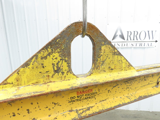Caldwell 20-1-6 2000Lb 1 Ton Rigging Lifting Beam 30-72" Spread Low Headroom