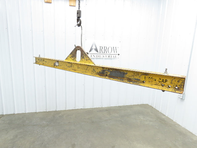 Caldwell 20-1-6 2000Lb 1 Ton Rigging Lifting Beam 30-72" Spread Low Headroom