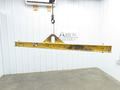 Caldwell 20-1-6 2000Lb 1 Ton Rigging Lifting Beam 30-72" Spread Low Headroom