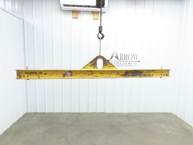 Caldwell 20-1-6 2000Lb 1 Ton Rigging Lifting Beam 30-72" Spread Low Headroom
