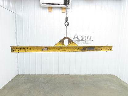 Caldwell 20-1-6 2000Lb 1 Ton Rigging Lifting Beam 30-72" Spread Low Headroom