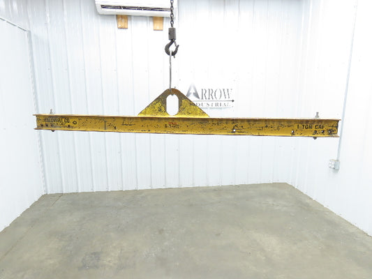 Caldwell 20-1-6 2000Lb 1 Ton Rigging Lifting Beam 30-72" Spread Low Headroom