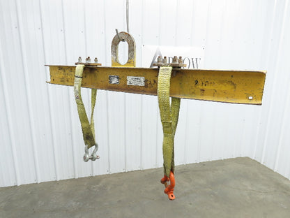 Caldwell 20-2-4 4000 Lb 2 Ton Rigging Lifting Beam 48" Adj Spread Dual Sling