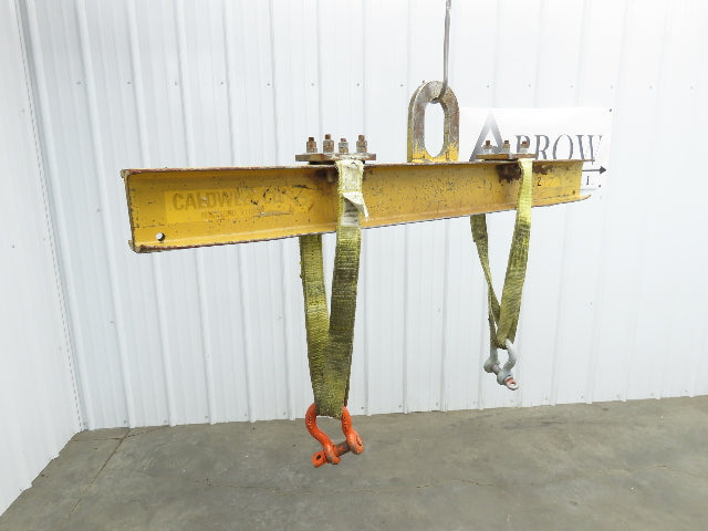 Caldwell 20-2-4 4000 Lb 2 Ton Rigging Lifting Beam 48" Adj Spread Dual Sling