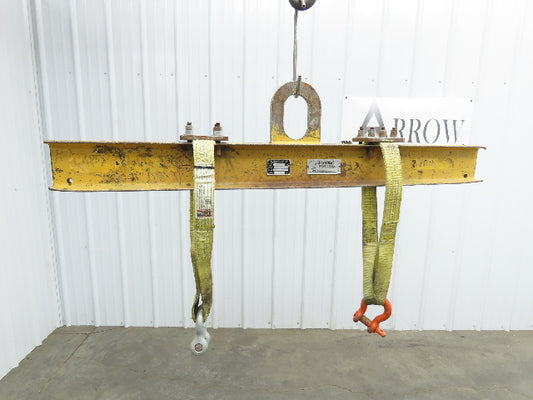 Caldwell 20-2-4 4000 Lb 2 Ton Rigging Lifting Beam 48" Adj Spread Dual Sling