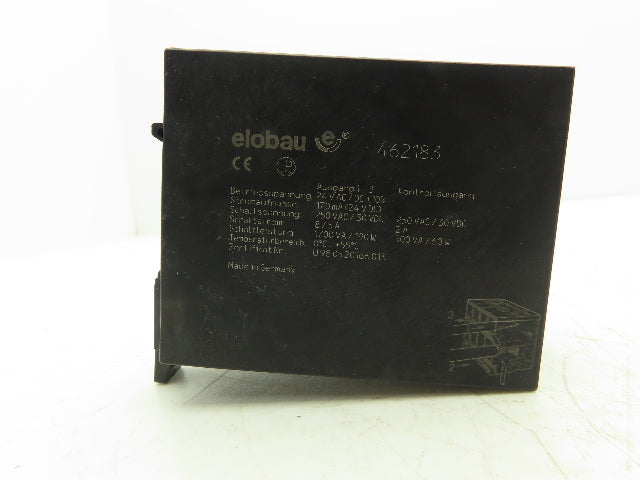 Elobau 462183 Emergency Stop Control Relay 24V AC/DC Switching 250VAC/30VDC