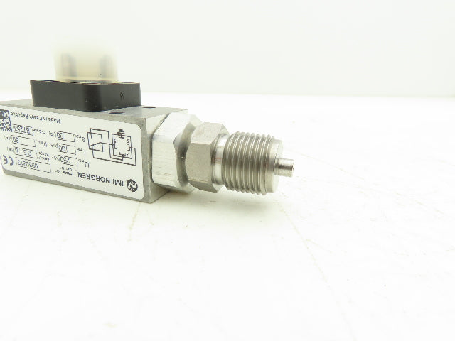 Norgren 0880313 Pressure Switch Monitors Gas/Air 1/2" Port Size 9-120 PSI Preset