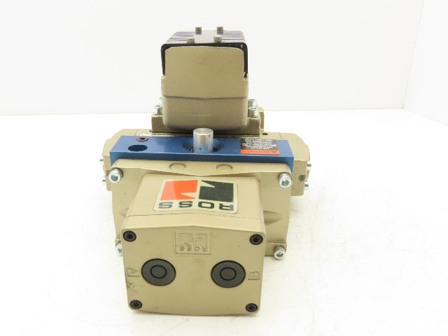 Ross 3573A4202 Pneumatic Solenoid Double Valve 24VDC 1"NPT 2-8.5 Bar