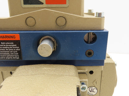 Ross 3573A4202 Pneumatic Solenoid Double Valve 24VDC 1"NPT 2-8.5 Bar