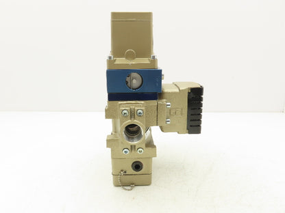 Ross 3573A4202 Pneumatic Solenoid Double Valve 24VDC 1"NPT 2-8.5 Bar