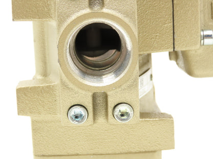 Ross 3573A4202 Pneumatic Solenoid Double Valve 24VDC 1"NPT 2-8.5 Bar