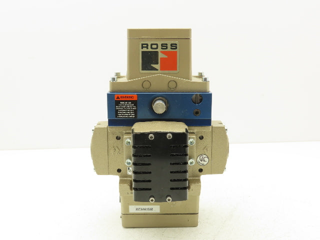 Ross 3573A4202 Pneumatic Solenoid Double Valve 24VDC 1"NPT 2-8.5 Bar