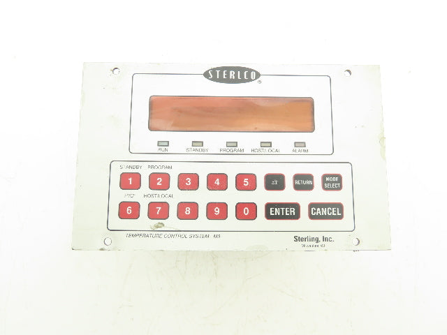 Sterlco M3 Temperature Control System Interface
