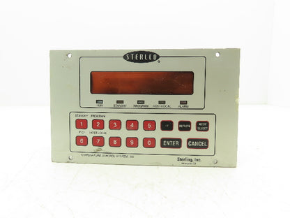 Sterlco M3 Temperature Control System Interface