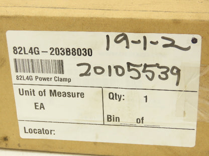 Destaco 82L4G-203B8030 Pneumatic Power Clamp 3360 Lbs Holding 90° Swivel