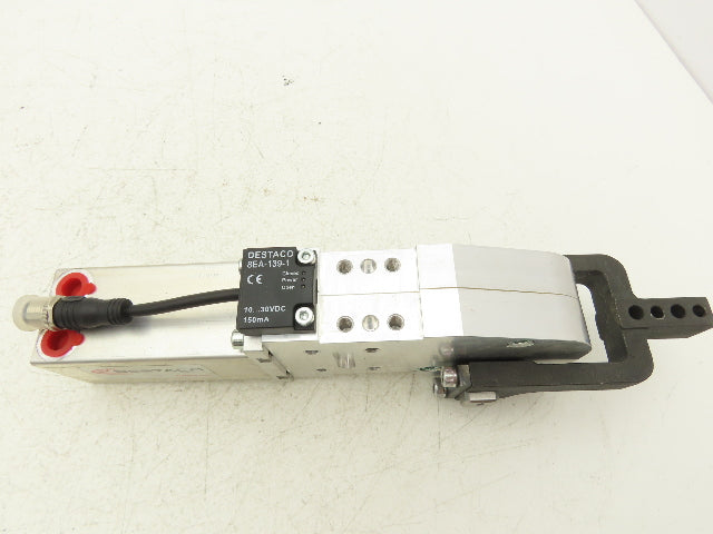 Destaco 82L4G-203B8030 Pneumatic Power Clamp 3360 Lbs Holding 90° Swivel