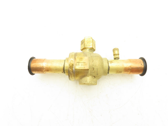 Cyclemaster AC17865 Bi-Directional Ball Valve W/Access 1-1/8" Refrigeration