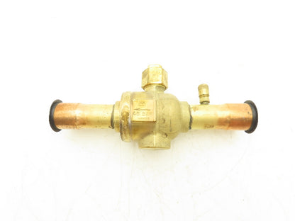 Cyclemaster AC17865 Bi-Directional Ball Valve W/Access 1-1/8" Refrigeration