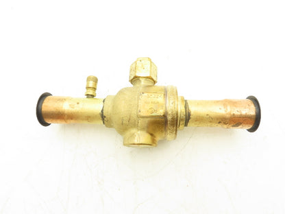 Cyclemaster AC17865 Bi-Directional Ball Valve W/Access 1-1/8" Refrigeration