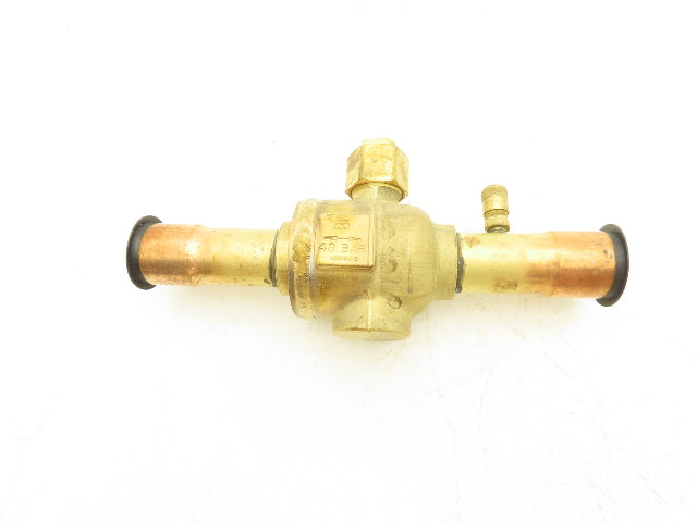 Cyclemaster AC17865 Bi-Directional Ball Valve W/Access 1-1/8" Refrigeration