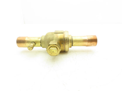 Cyclemaster AC17865 Bi-Directional Ball Valve W/Access 1-1/8" Refrigeration