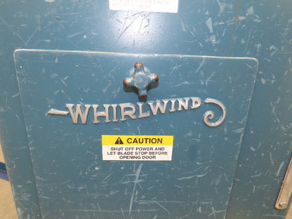 Whirlwind 1000R Up Cut Wood Saw 14" Right Hand 5Hp 208-230/460V 3Ph