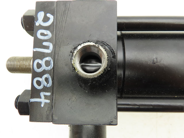 Parker Pneumatic Cylinder 2.5" Bore 6" Stroke 3000 PSI 1" Rod 3/4"-16 Trunnion