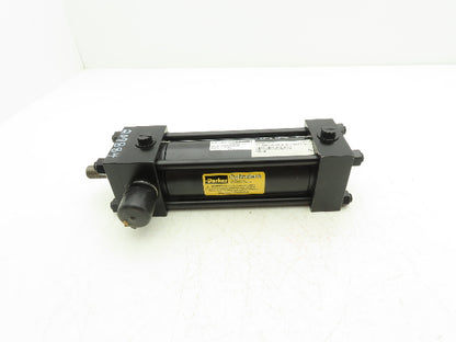 Parker Pneumatic Cylinder 2.5" Bore 6" Stroke 3000 PSI 1" Rod 3/4"-16 Trunnion
