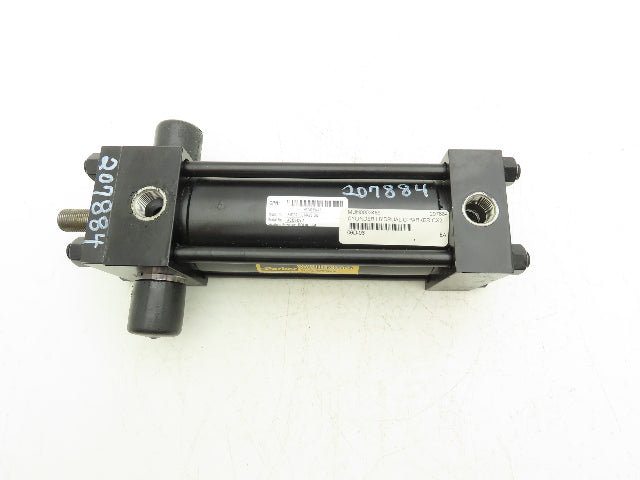 Parker Pneumatic Cylinder 2.5" Bore 6" Stroke 3000 PSI 1" Rod 3/4"-16 Trunnion