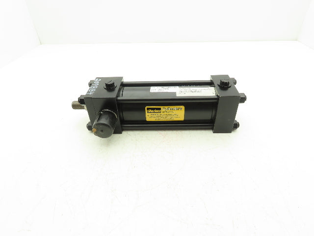 Parker Pneumatic Cylinder 2.5" Bore 6" Stroke 3000 PSI 1" Rod 3/4"-16 Trunnion