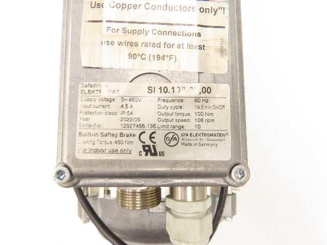 GfA Elektromaten SI 10.108-30.00 Safedrive Door Operator Gear Motor 1.5kw 460V