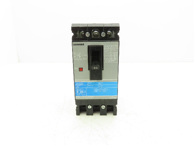 Siemens ED43B080 SENTRON 80A Circuit Breaker 480V 3-Pole