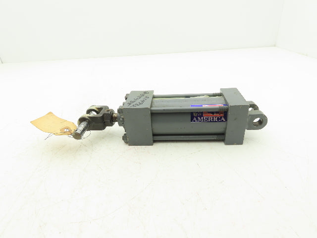 Miller Fluid Power J84B2N Hydraulic Cylinder 2" x 3" Stroke 2500PSI Clevis Mount