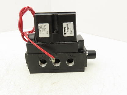 Parker SS20203701 Pneumatic Solenoid Valve 5 Port 3/8"NPT 150 PSIG 120V 50/60 Hz
