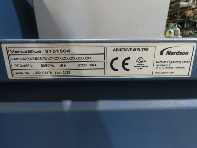 Union Tool 54" Hot Melt Roll Coater Glue Applicator Laminator Nordson Versablue