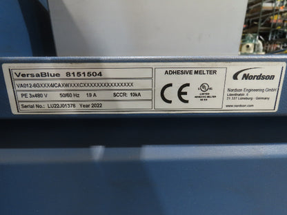 Union Tool 54" Hot Melt Roll Coater Glue Applicator Laminator Nordson Versablue