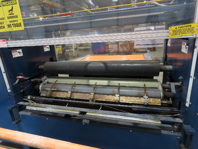 Union Tool 54" Hot Melt Roll Coater Glue Applicator Laminator Nordson Versablue