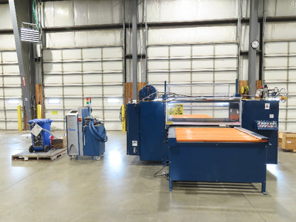 Union Tool 54" Hot Melt Roll Coater Glue Applicator Laminator Nordson Versablue