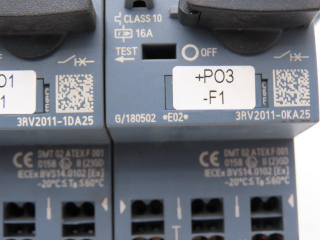 Siemens 3RV2917-5D | 3RV2411-1DA20 Bus Bar Circuit Breaker Assembly