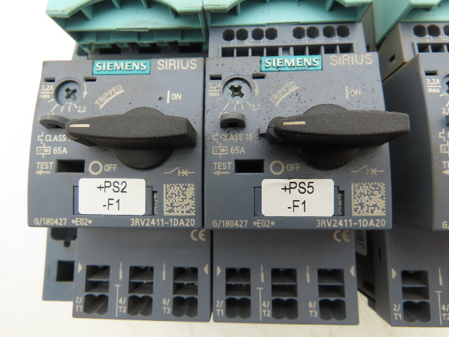 Siemens 3RV2917-5D | 3RV2411-1DA20 Bus Bar Circuit Breaker Assembly